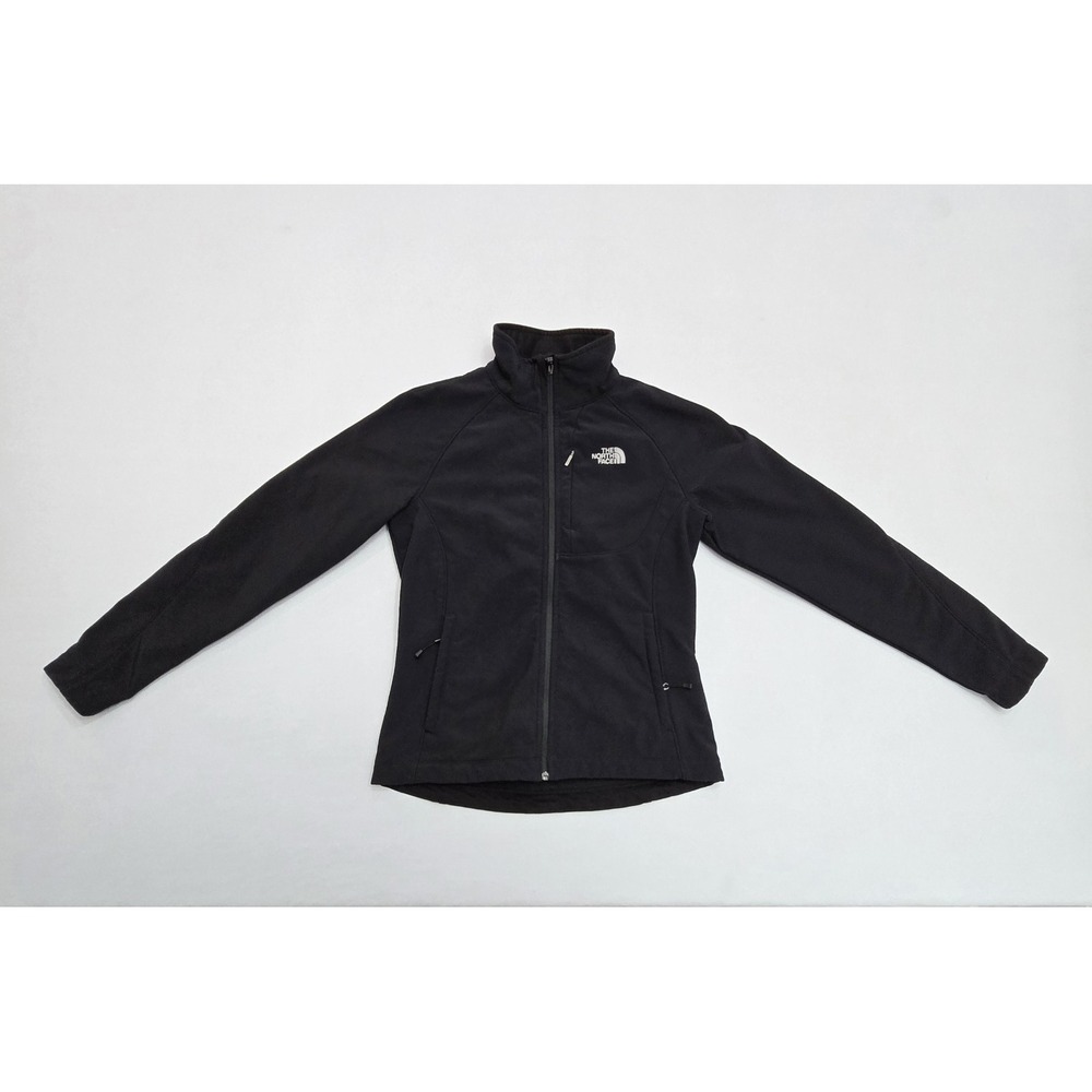 The North Face Apex Bionic Softshell Jacket Black Womens Small FullZip Windproof